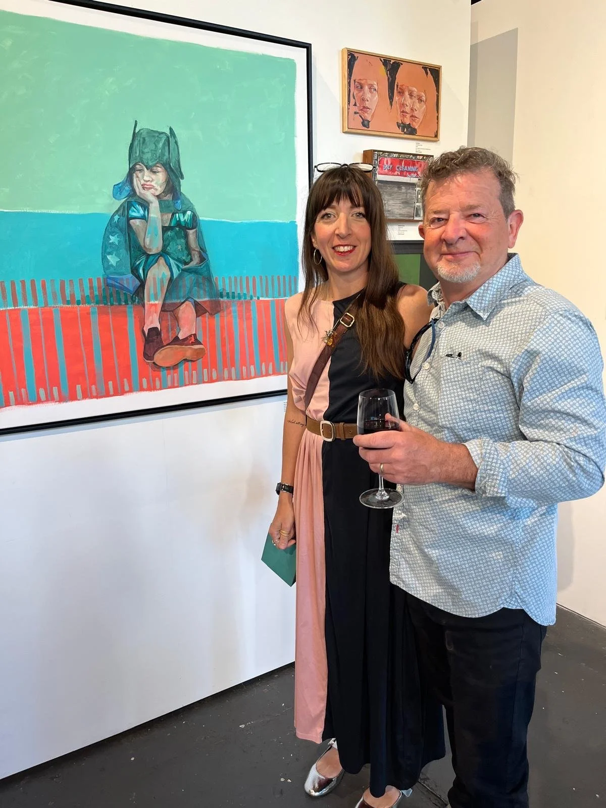 Just scrolling back through to one of the highlights of this year so far-our group show &ldquo;LIKE&rdquo;&hellip;. Not long now and some of us will be reunited for @elliskingart solo show that has the PV on Thursday&hellip;. Can&rsquo;t wait ❤️❤️❤️
