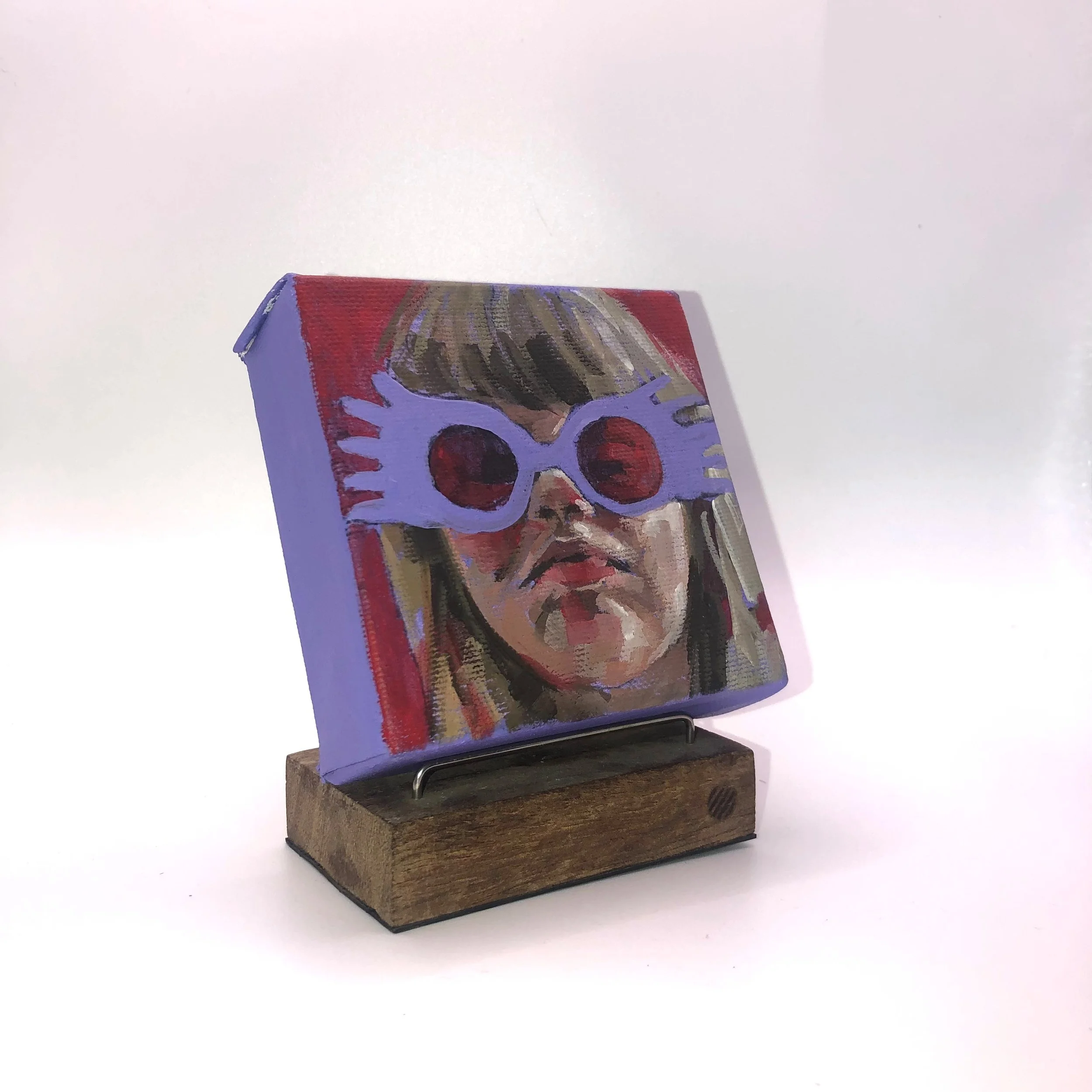 Flo lee painting art artist portrait art florenceleeandco