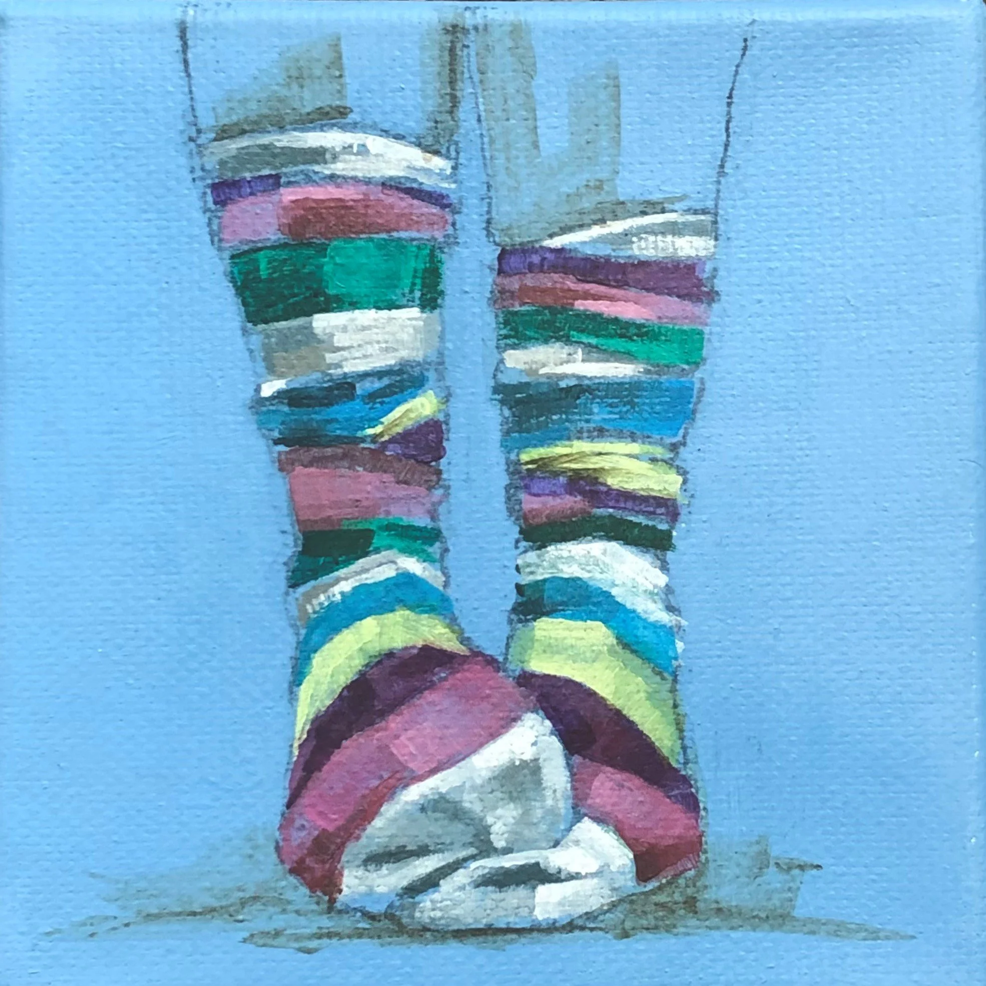 Flo lee painting art artist portrait art florenceleeandco