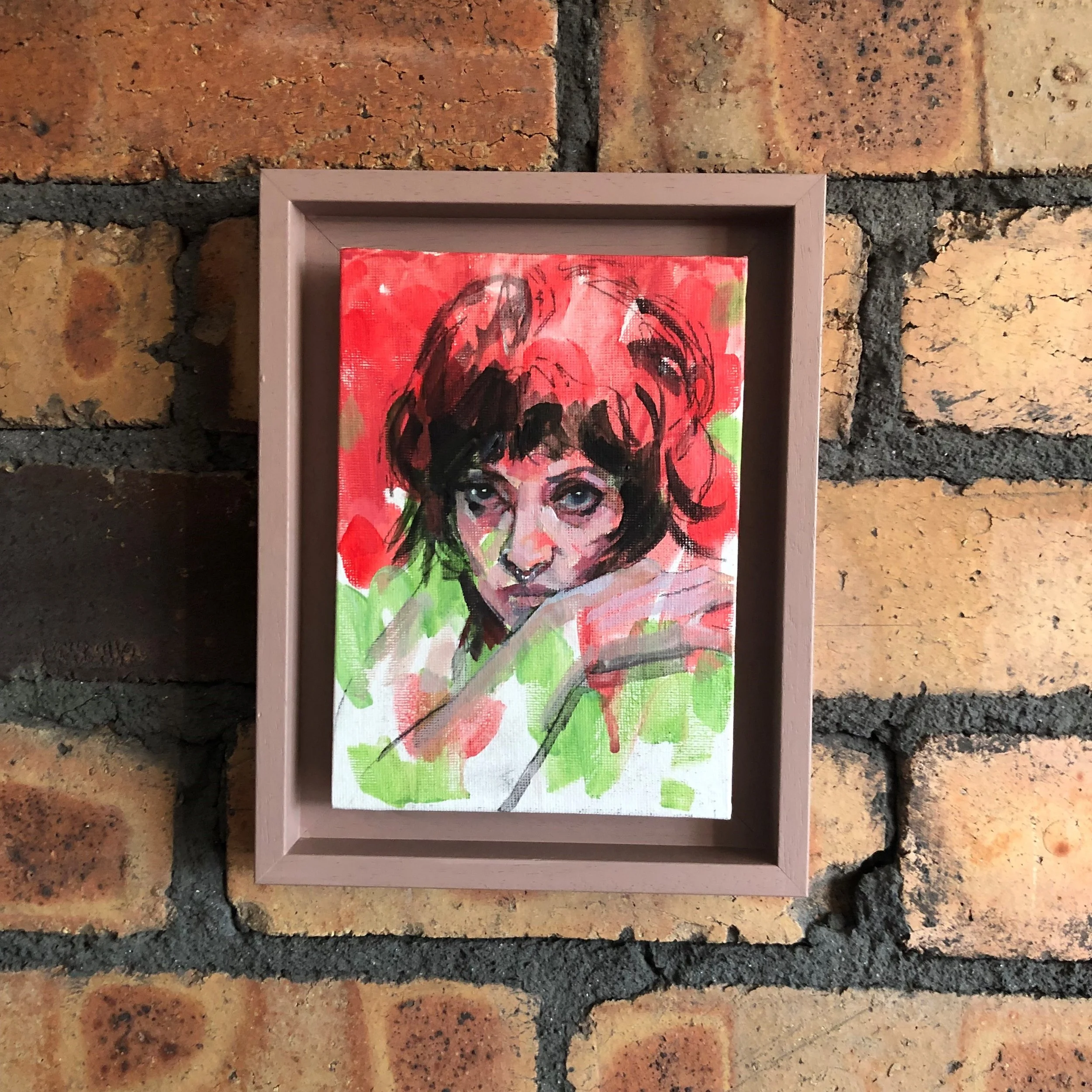 flo lee florence lee and co painting portrait art