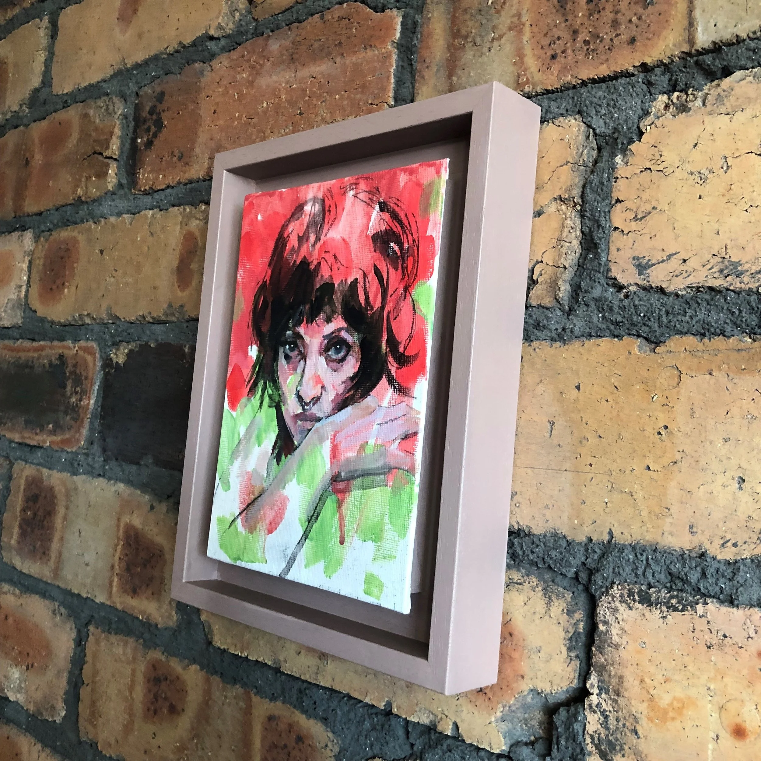 flo lee florence lee and co painting portrait art