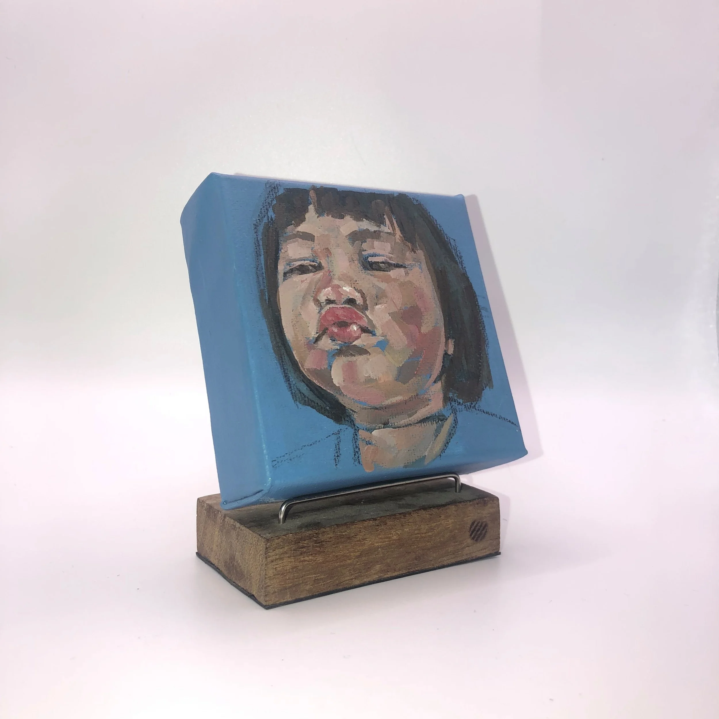 Flo lee painting art artist portrait art florenceleeandco