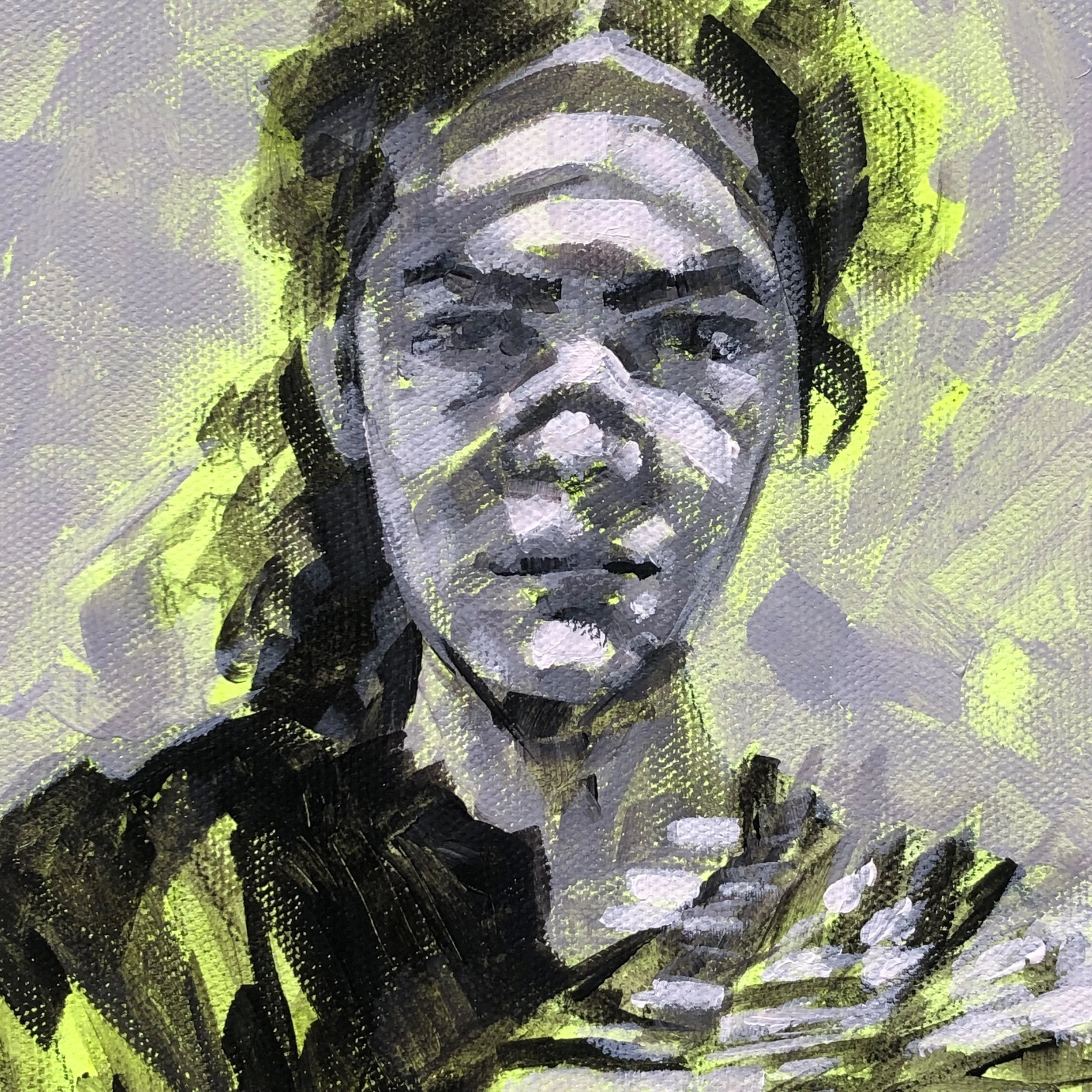Flo lee painting art artist portrait art florenceleeandco