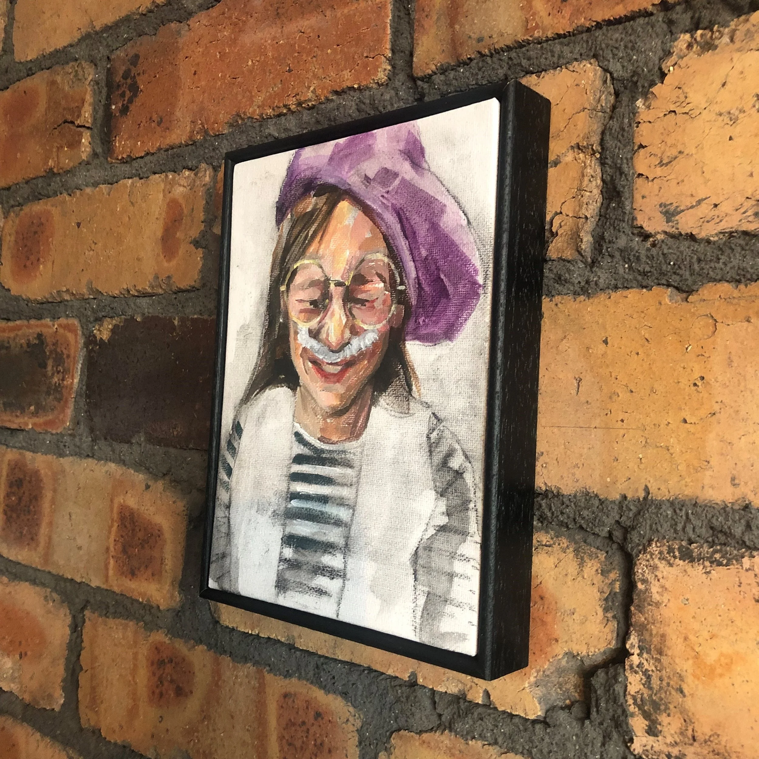 flo lee florence lee and co painting portrait art