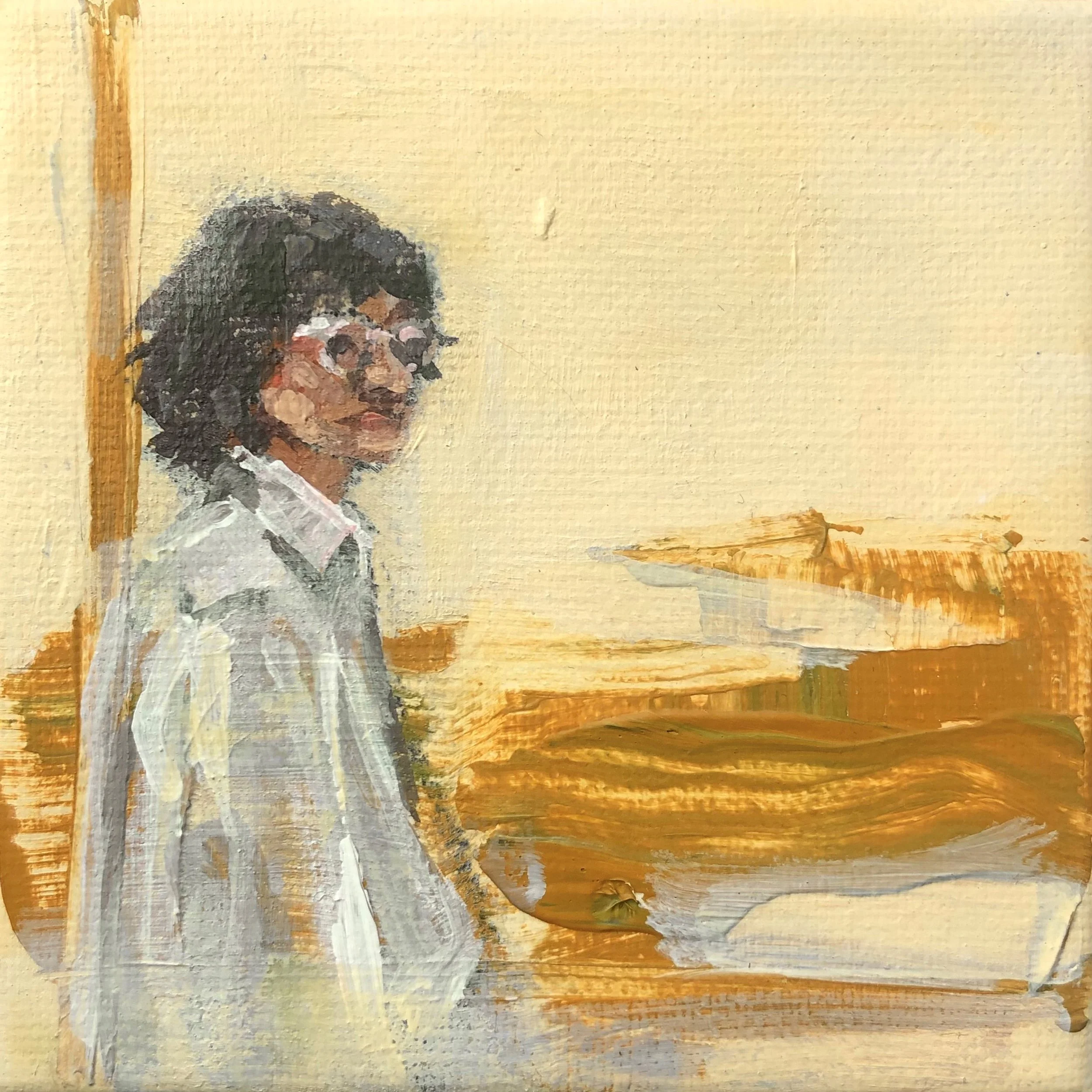 Flo lee painting art artist portrait art florenceleeandco
