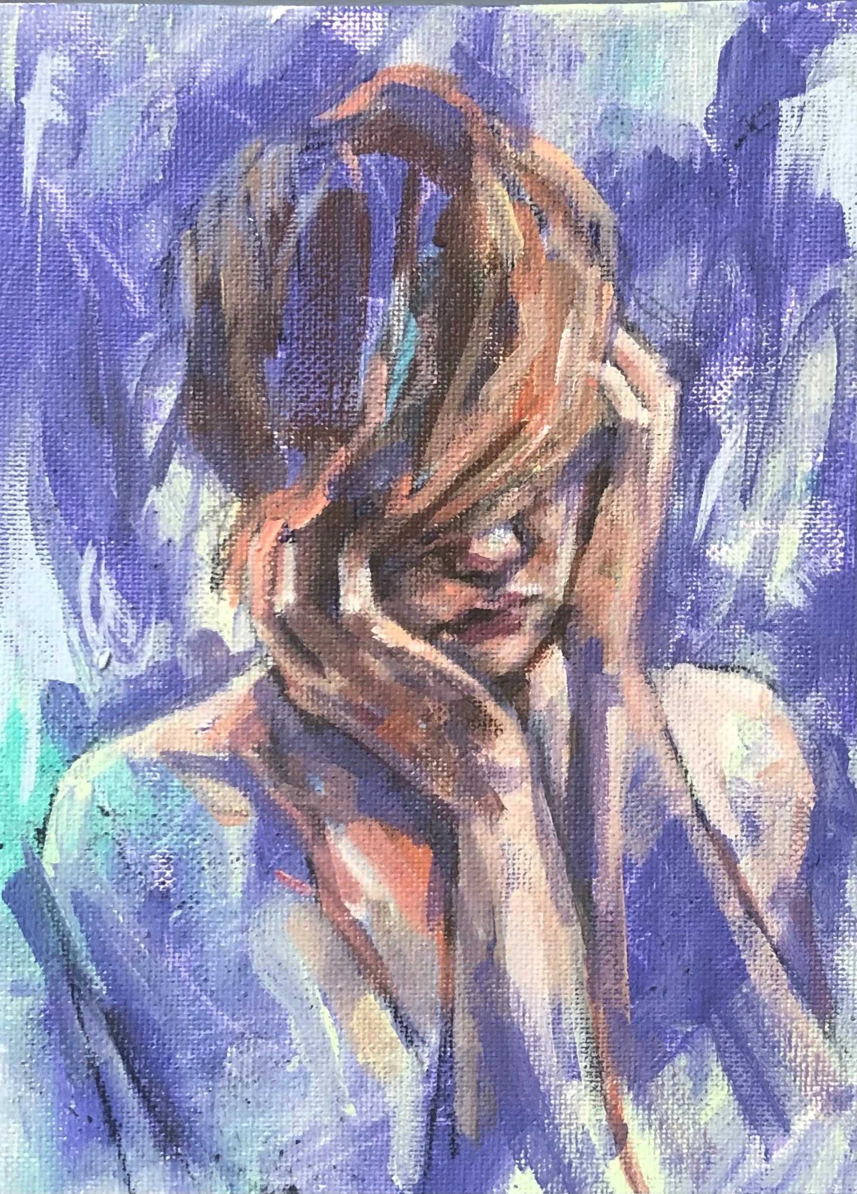 flo lee florence lee and co painting portrait art