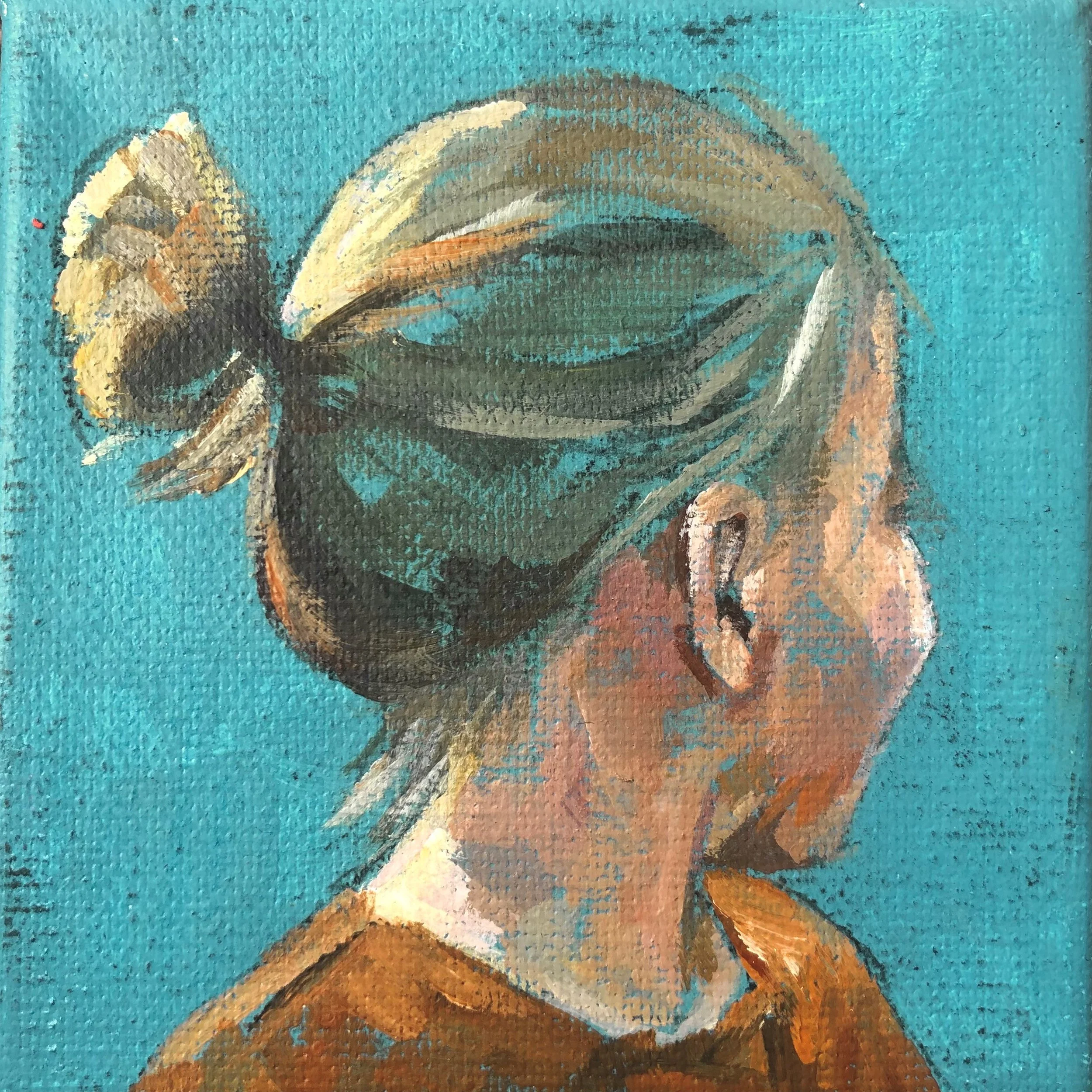 flo lee florence lee and co portrait art painting