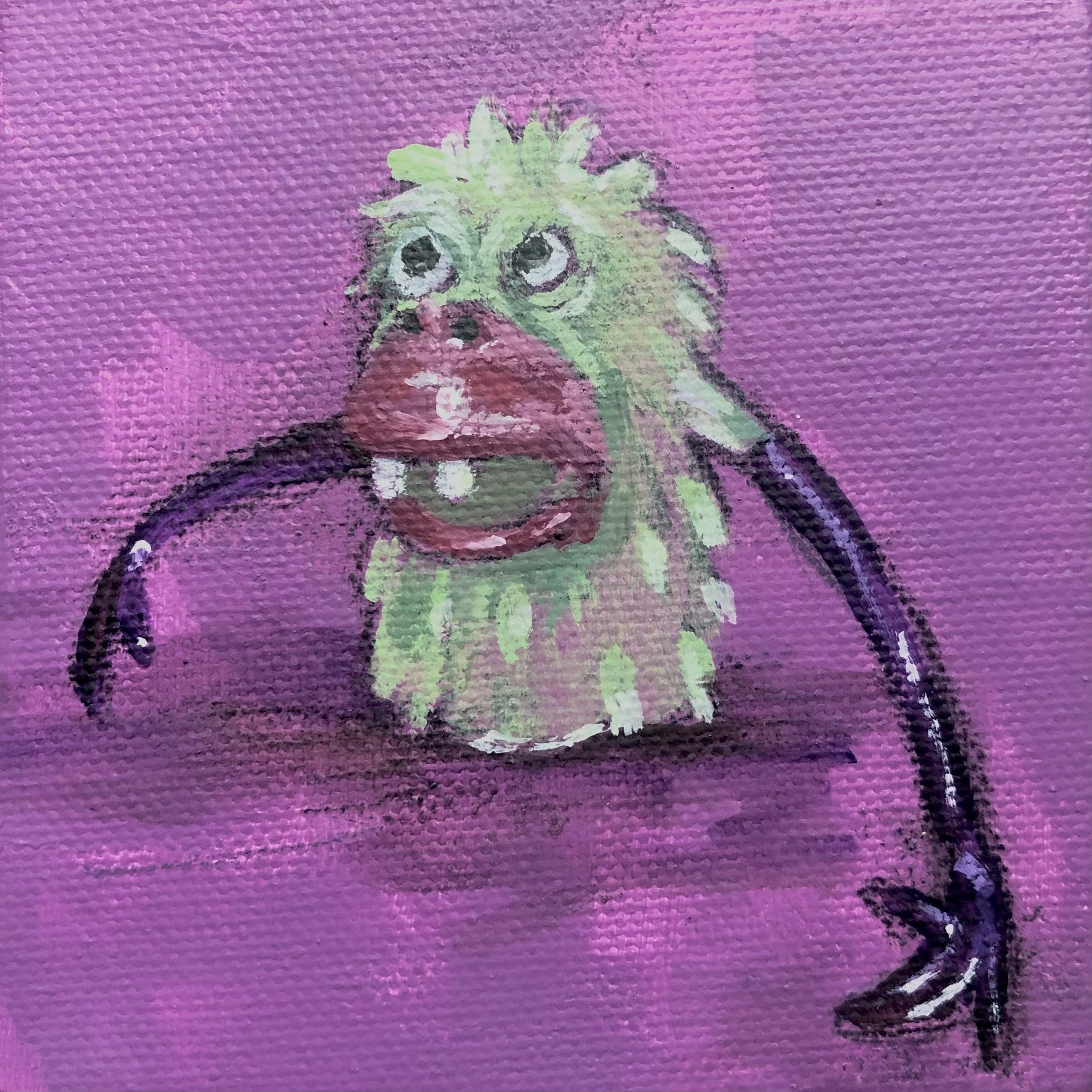 Flo lee painting art artist portrait art florenceleeandco