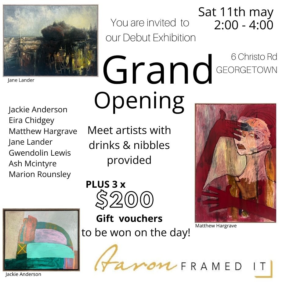 Only a few days now until the grand opening of our new gallery, and boy do we have an exhibition for you! 👏 
We&rsquo;ve had a few extra sensational artists jumping on board which has FILLED our walls with absolutely stunning artwork, all by our won