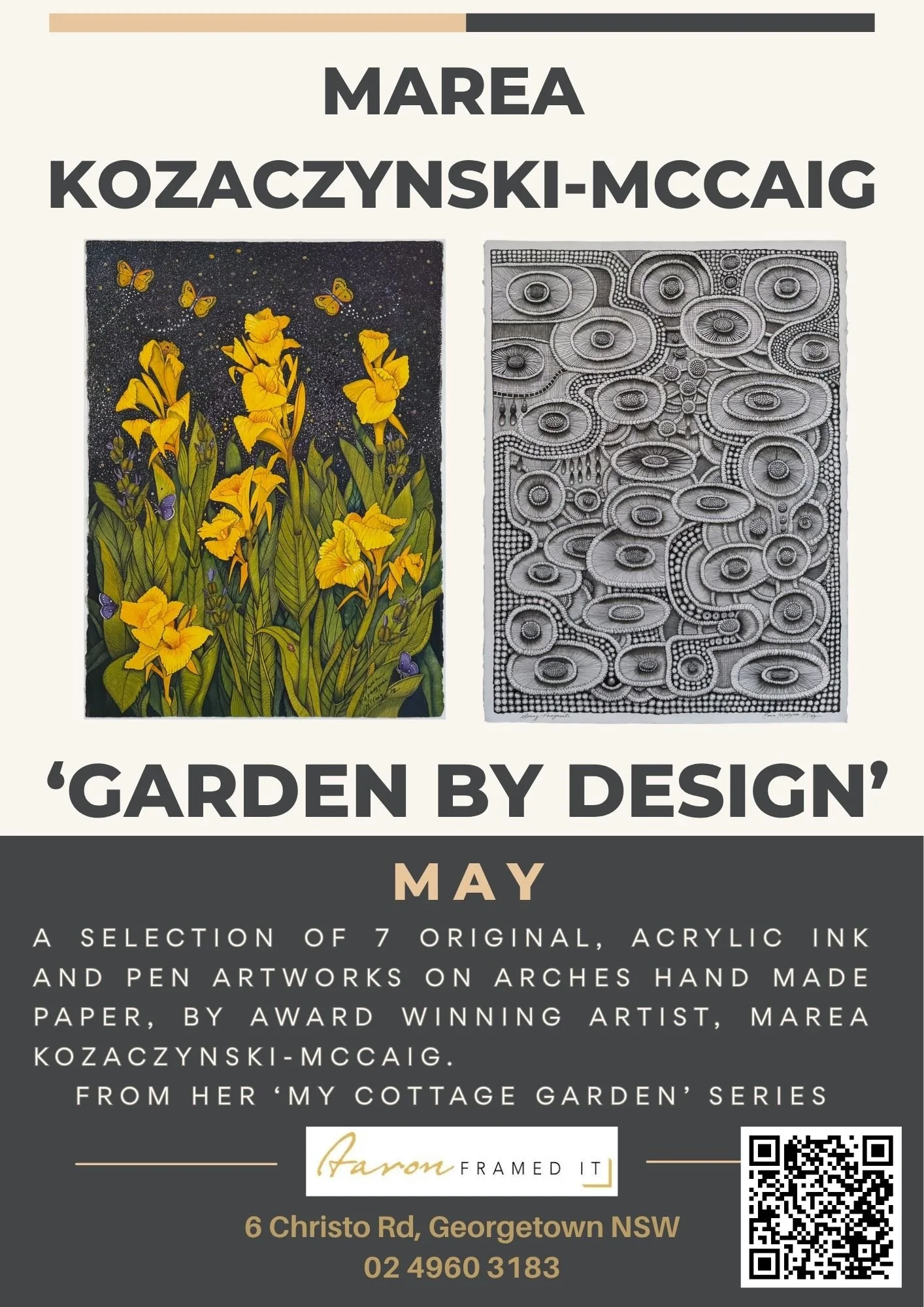 🎉We&rsquo;re excited to present our May exhibition, Garden by Design, featuring the colourful and imaginative work of Newcastle artist Marea Kozaczynski-McCaig.🎉

A vibrant and much-loved figure in the local art community, Marea has built a celebra