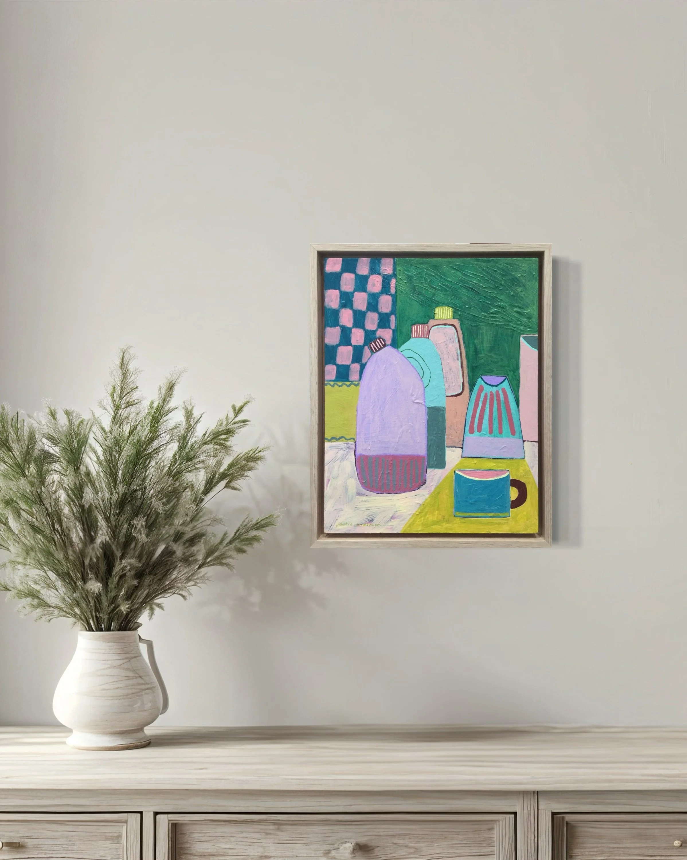 Lilac Bottle wall.JPG