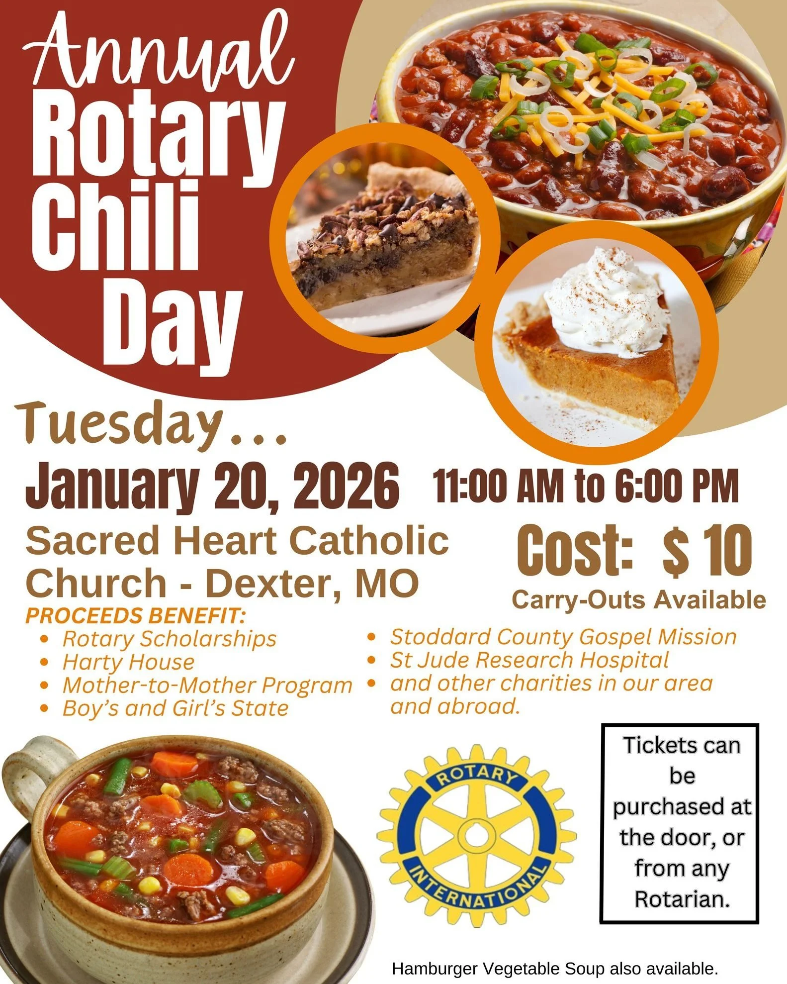 Annual Chili Day January 20th