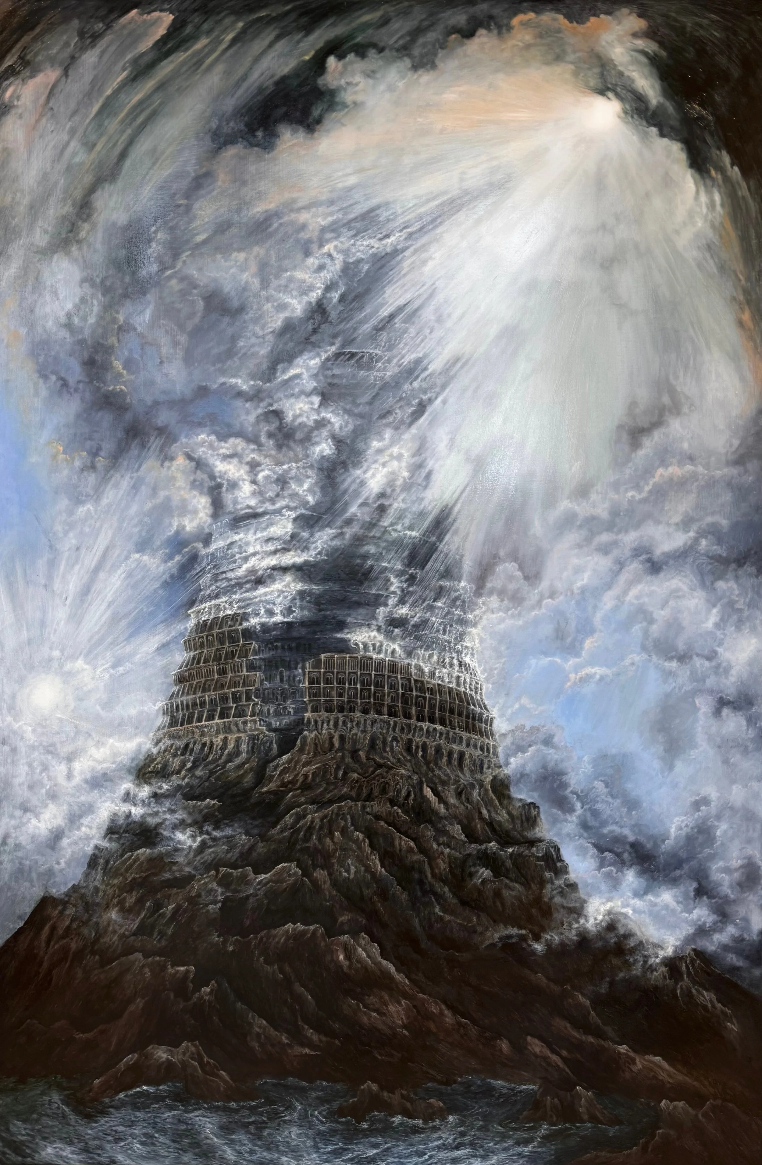 Unger Elena, The Castle;After Kafka, Oil on Canvas, 2024.jpg