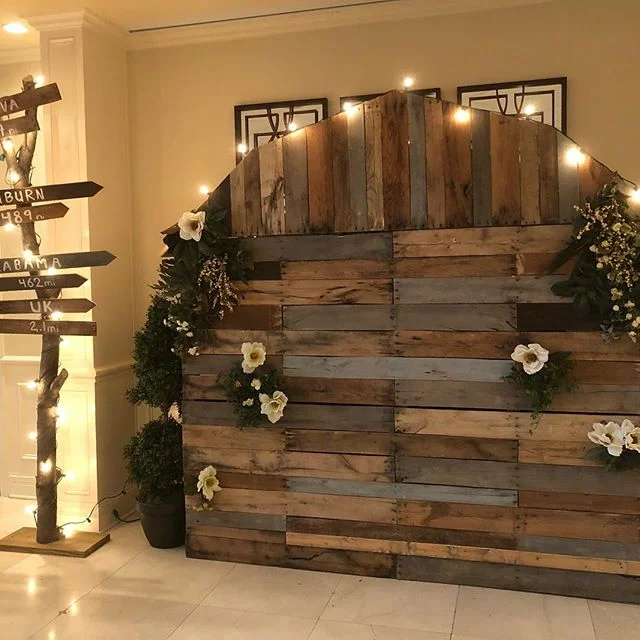Graduation Wall made out of pallets