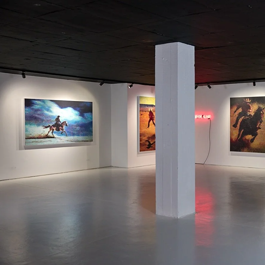 A response to Richard Prince&rsquo;s Untitled (Cowboy), now on view at the @artgalleryofnsw 

First appropriated by Richard Prince from a Marlboro cigarette ad, the cowboy was recontextualised as a symbol of American myth and mass media illusion, fra