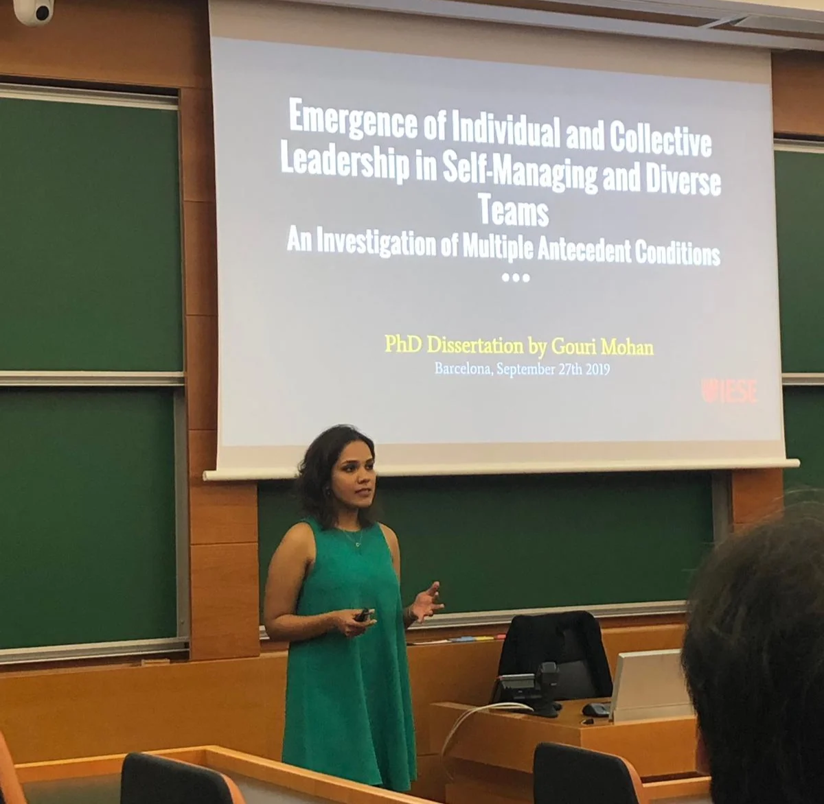 Congratulations to Dr. Gouri Mohan!