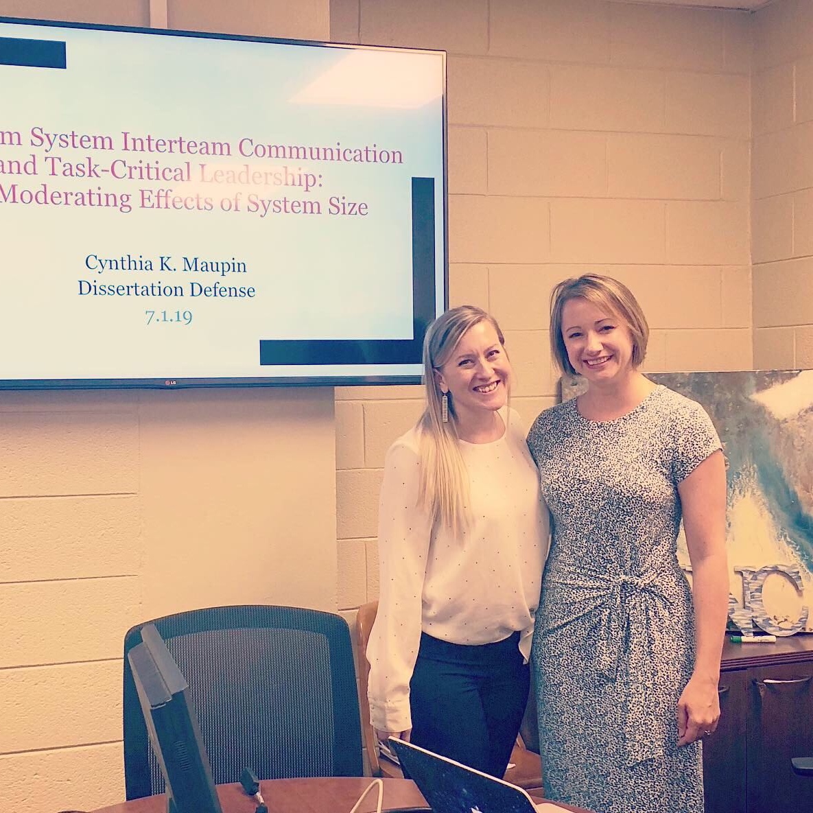 Congratulations to Dr. Cynthia K. Maupin!