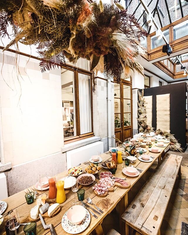 Good morning! Beautiful breakfast/brunch table that we catered for this Iittala launch by UPR Belgium. #chaudbleu #iittala #catering #cookery #conviviality