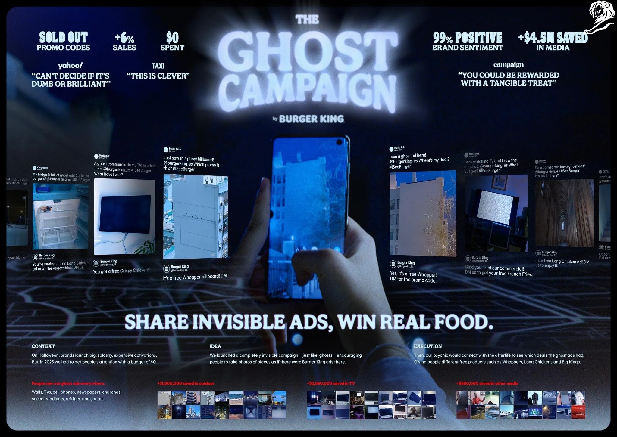 BURGER KING Ghost Campaign DAVID Cannes Lions 2024 Case Film from The Work 1621369 25985854