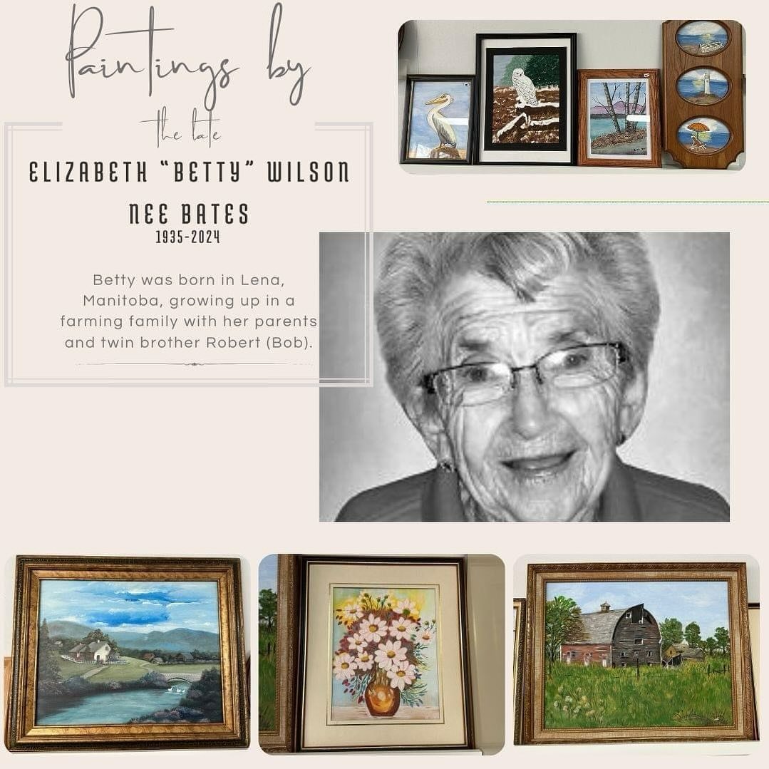 From now through June we will be showcasing a collection of paintings done by the late Betty Wilson on our gallery wall! 
Be sure to stop by and have a look!!