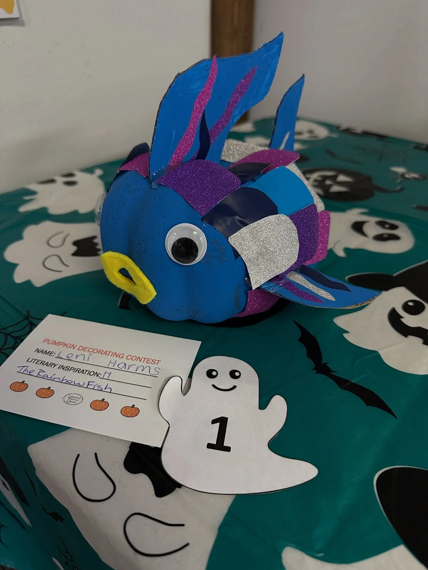 🎃It’s voting time!🎃. 
We want to know which decorated pumpkin is your favourite!  Drop your choice in the comments. You can also cast your vote again on our Facebook page and at the library.  Hurry, voting closes at 5pm on October 31