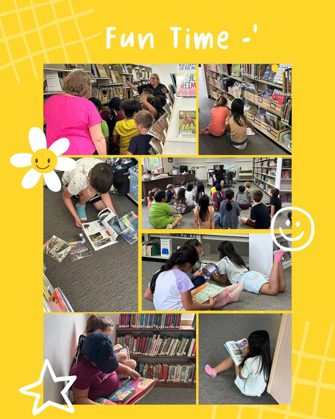 📚✨ We had so much fun welcoming Mrs. Taylor's Grade 2 class to the library today!

As the school year winds down, we always love it when teachers fit a library visit into their calendars. There's nothing better than seeing students explore new books