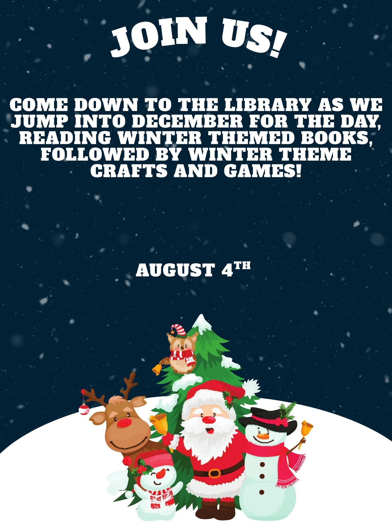 Come join us for storytime next week! Call, stop by, or message us to register.