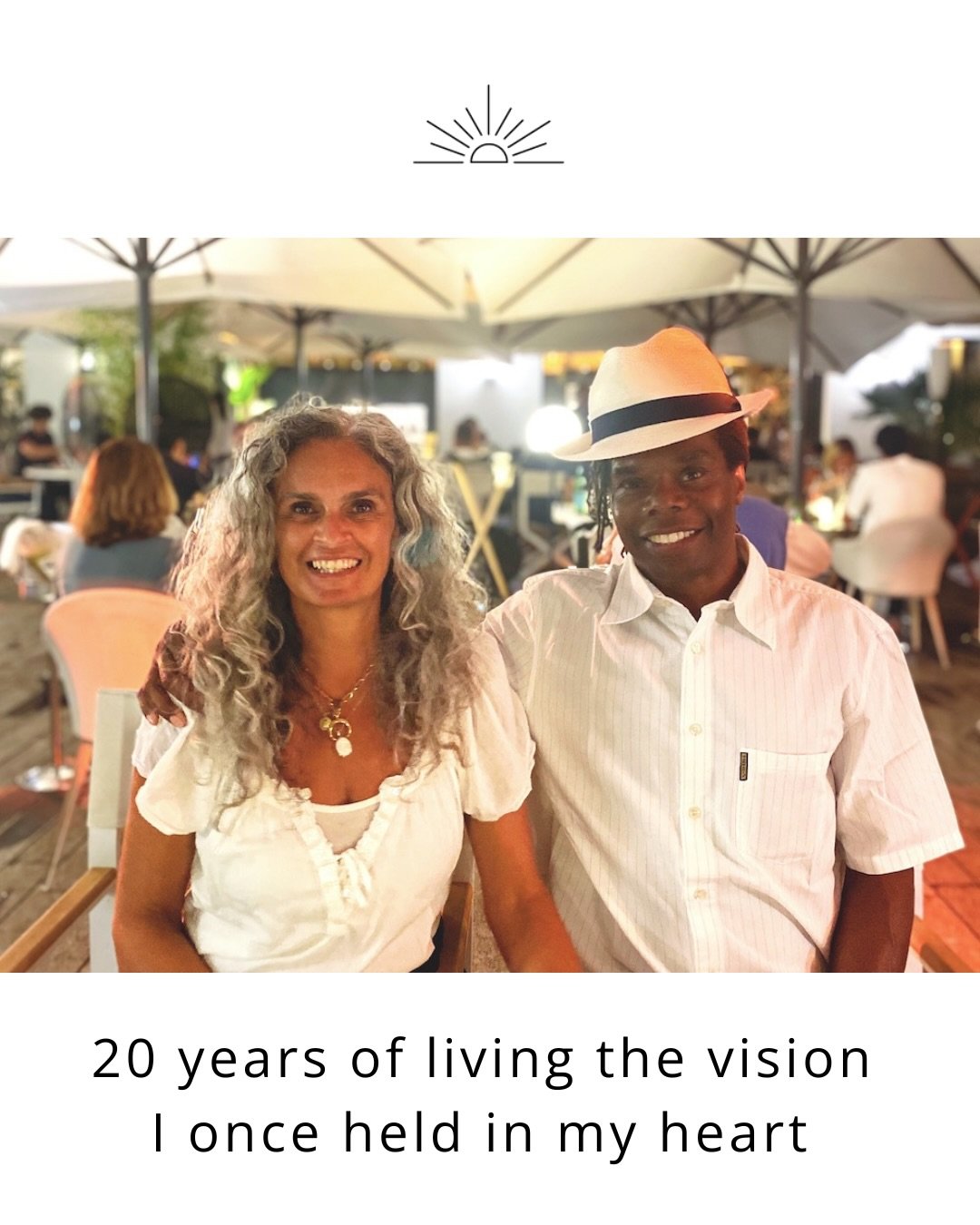 20 years of living the vision I once held in my heart 💗 This is what I had to do 👇✨
⁠
2 decades later we're living proof of what's possible with love, alignment, &amp; conscious creation⁠
⁠
(Swipe left to see us 20 years ago!) ⁠
⁠
When people say t