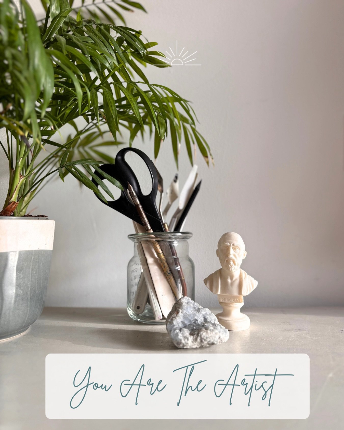 You are the Artist of your life...🎨✨

It took me an age to realise I could choose (&amp; therefore 'create' my life with):

🎨 What thoughts I think each day

🎨 What words to use to describe my world (&amp; the world I choose)

🎨 What beliefs I co