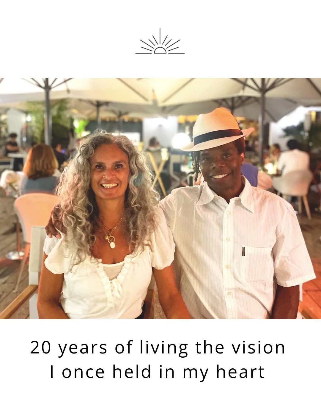20 years of living the vision I once held in my heart 💗 This is what I had to do 👇✨
⁠
2 decades later we're living proof of what's possible with love, alignment, &amp; conscious creation⁠
⁠
(Swipe left to see us 20 years ago!) ⁠
⁠
When people say t
