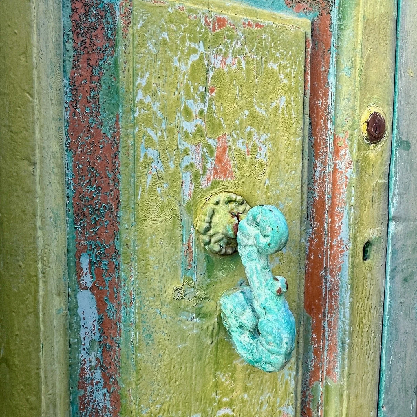 Gorgeous patina on this door. I love these colours and textures.
France, 2026

#patina #greendoor #colourpalette