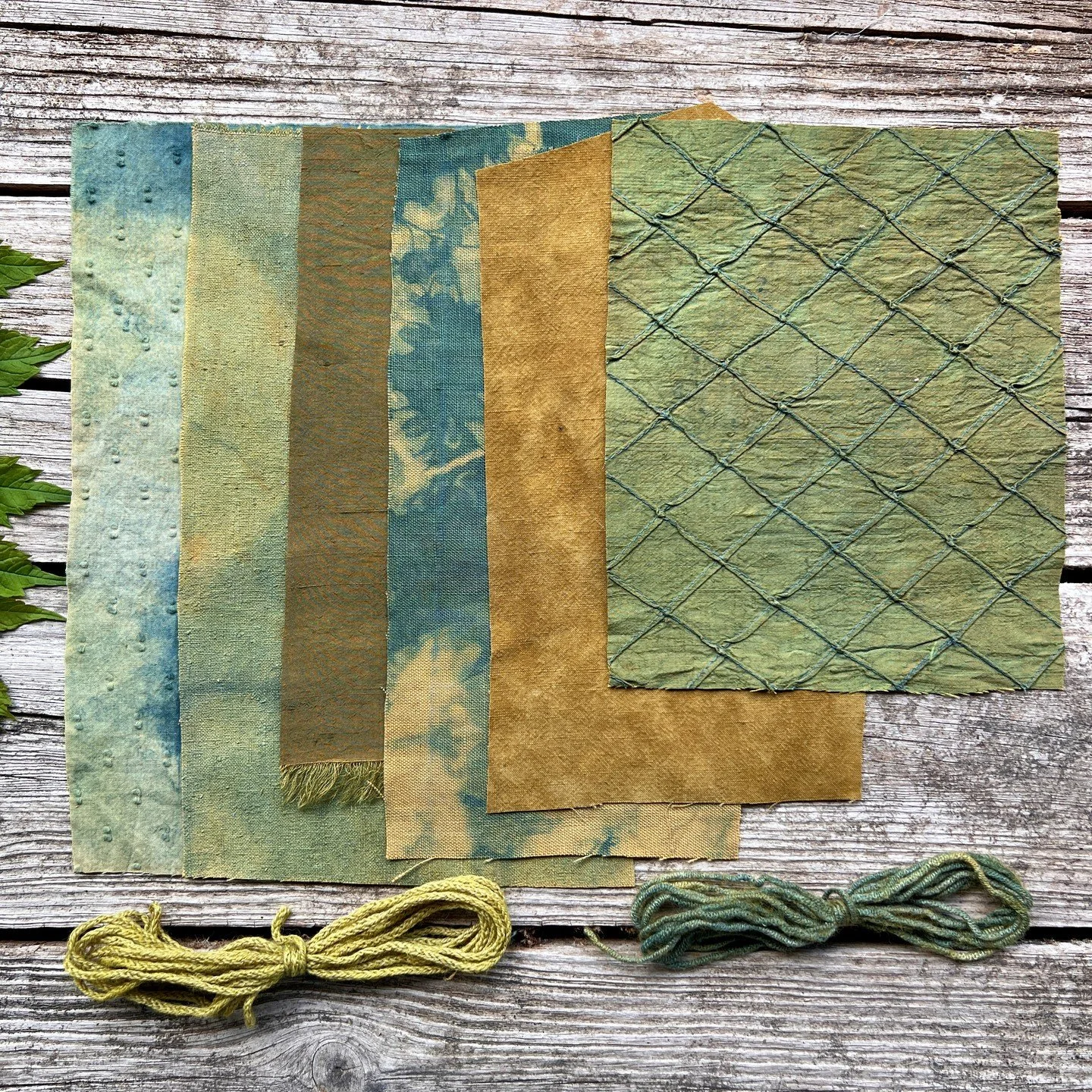 I've listed some new #naturallydyed slow stitch fabric packs in my Etsy store! (link in bio) 😊 This one is Lichen (15) and it has an assortment of linen, cotton, and silk fabrics.

All of these #upcycled textiles are sourced from secondhand clothing