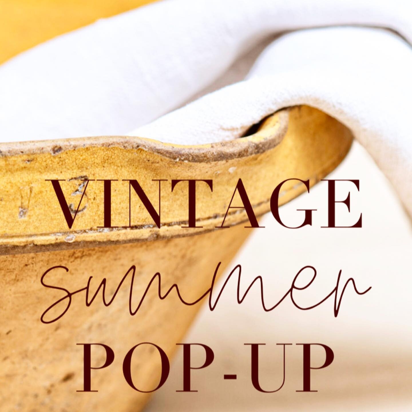 We&rsquo;ve curated a fabulous collection of our favourite HOME and GARDEN decorative pieces. 

Friday JULY 30 | Saturday 31 and AUGUST Sunday 1 

DOORS OPEN 10am ~ 6pm 

14 Stratford Grove, London, 
SW15 1NU
#vintagepopup #vintagefashion  #vintageho