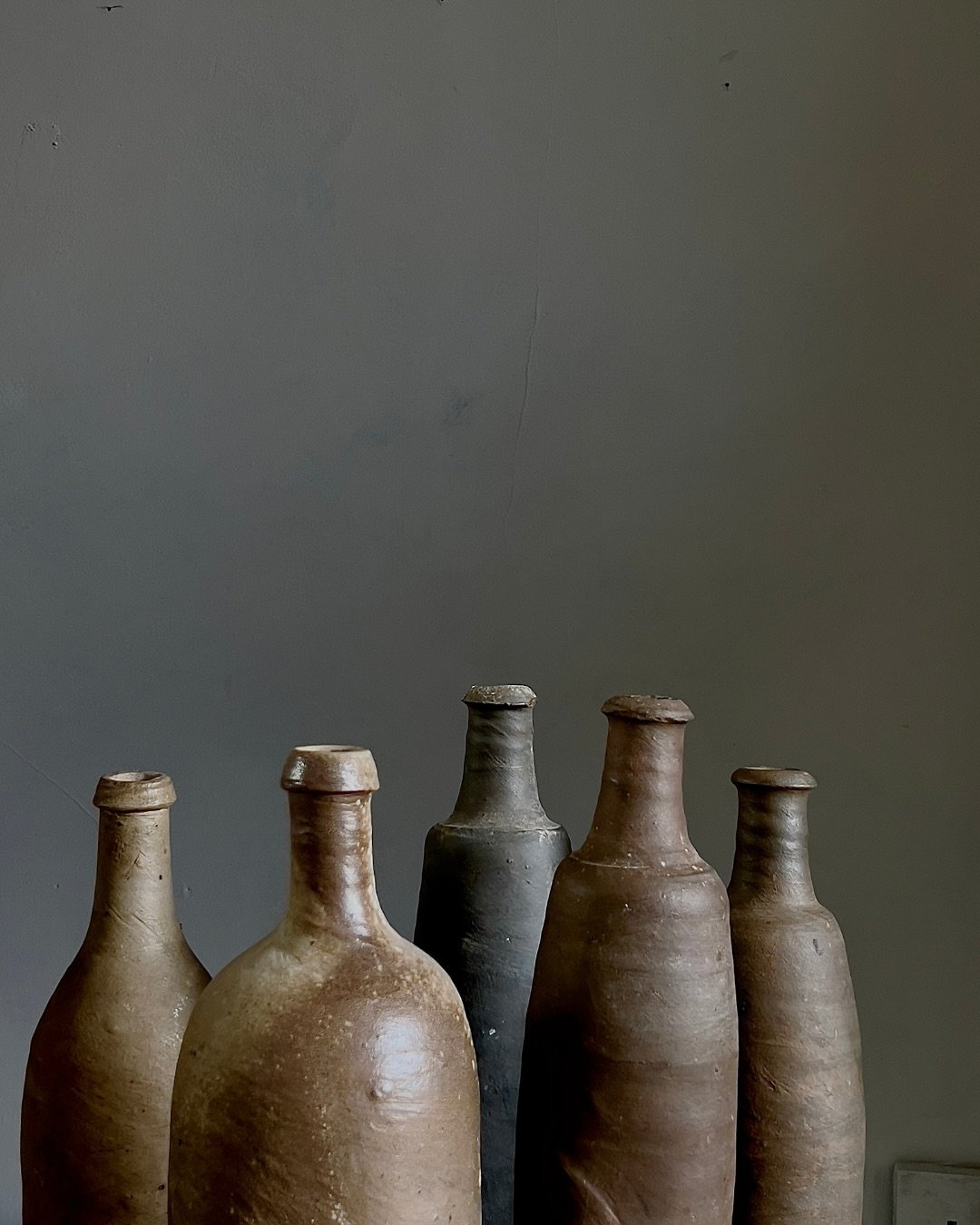 Handmade 19th-century French stoneware Calvados bottles ✨

These Calvados bottles are prized for their simple form, rich darkened tones, and striking presence. Highly sought after, they bring both history and style to any space.

Calvados comes from 