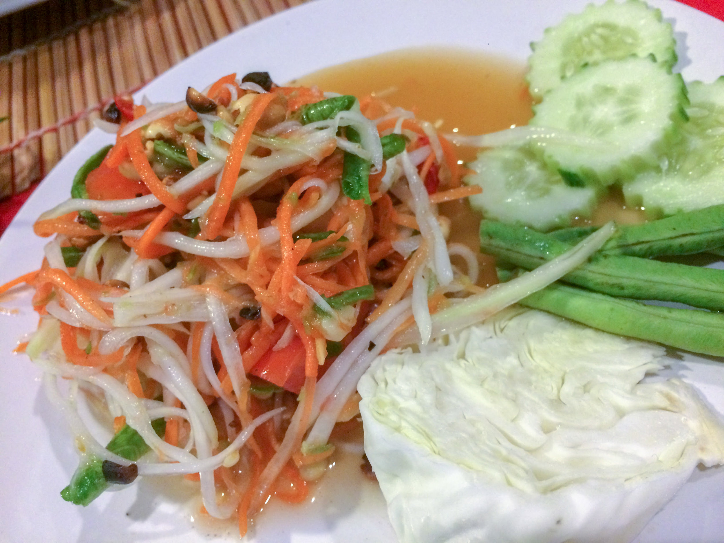 Thai Green Papaya Salad (Som Tam)