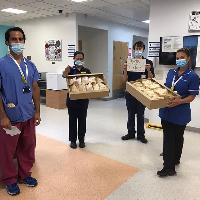 Thank you so much @Paul_bakeryuk for donating breakfast to over 700 front line workers across London @KingsCollegeHospital @supportevelina @imperialNHS @nhsbartshealthy @greatormondstreet @rbhcharity @sarahferguson15 
#SarahsTrust #covidresponse #Sta