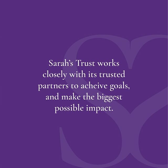 Sarah&rsquo;s Trust has the most amazing partners such as Humanitas Charity, run by The Duchess&rsquo;s long time friend and partner Sarah Wade.⁠ #SarahsTrust #covidresponse⁠
 #Stayhome #Stayhealthy #United⁠
 #NHSSupport #Workingforhumanity⁠
 #Duches