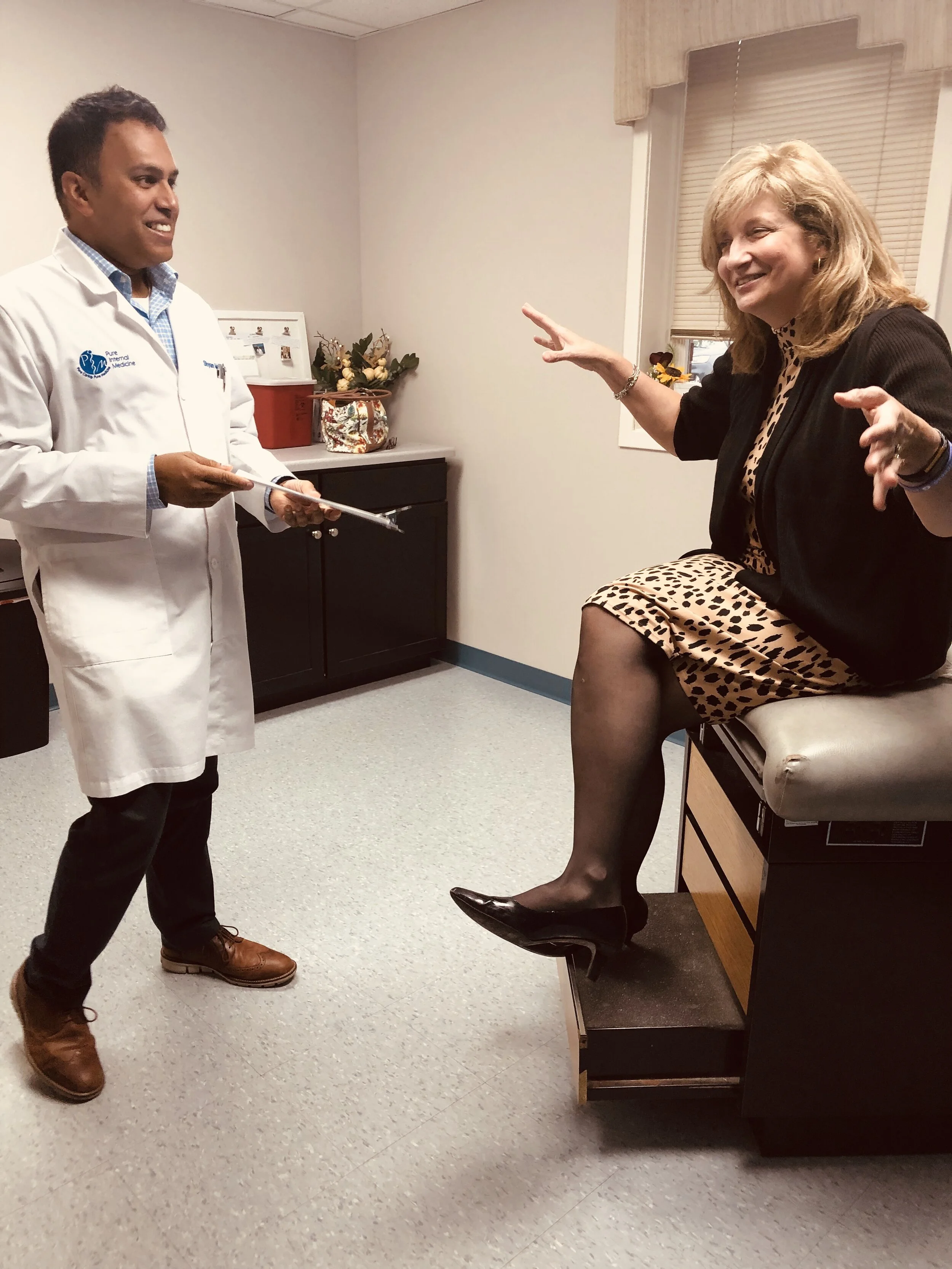 We are enjoy our time with our patients