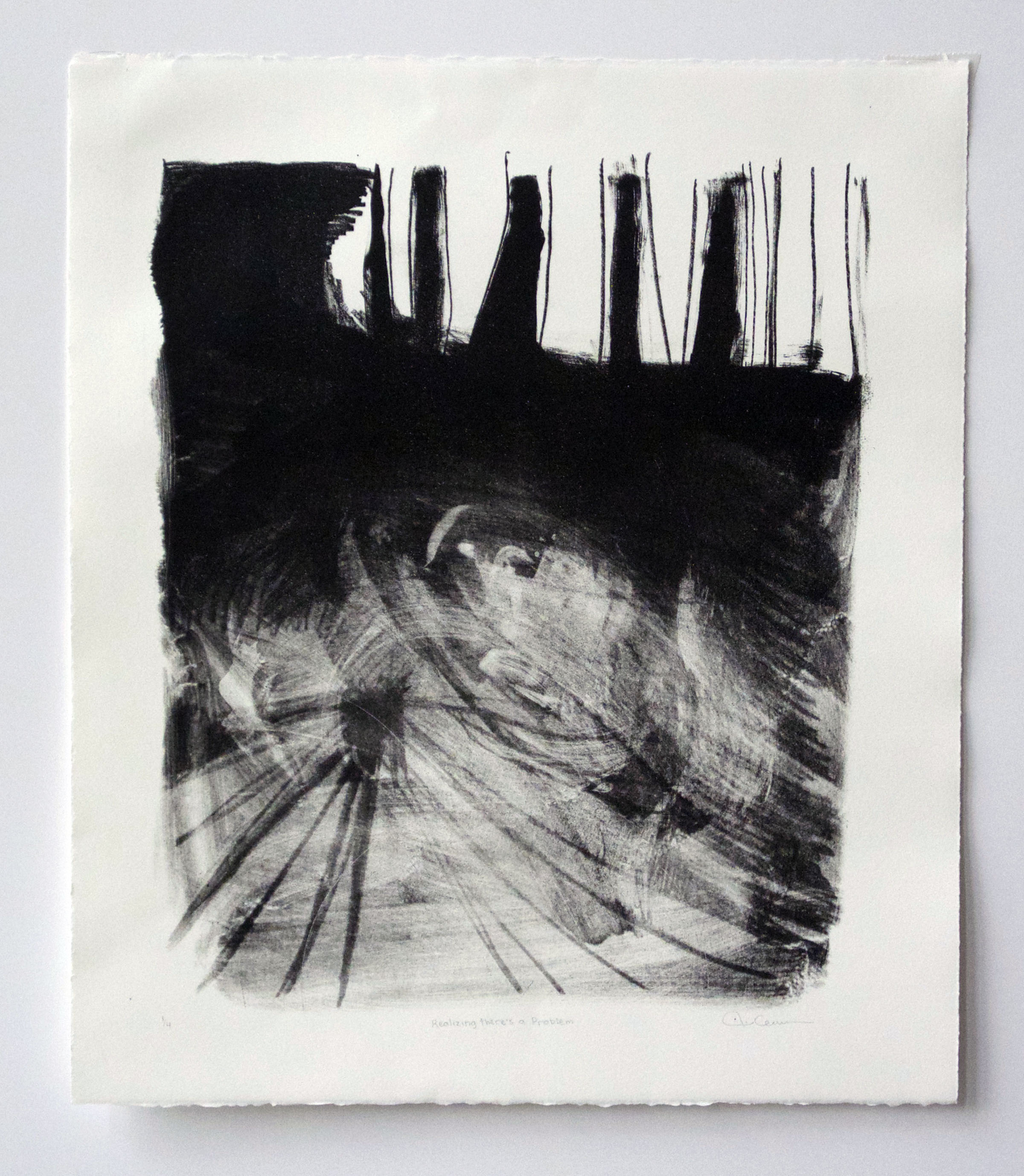 Stone Lithograph 16”x20”