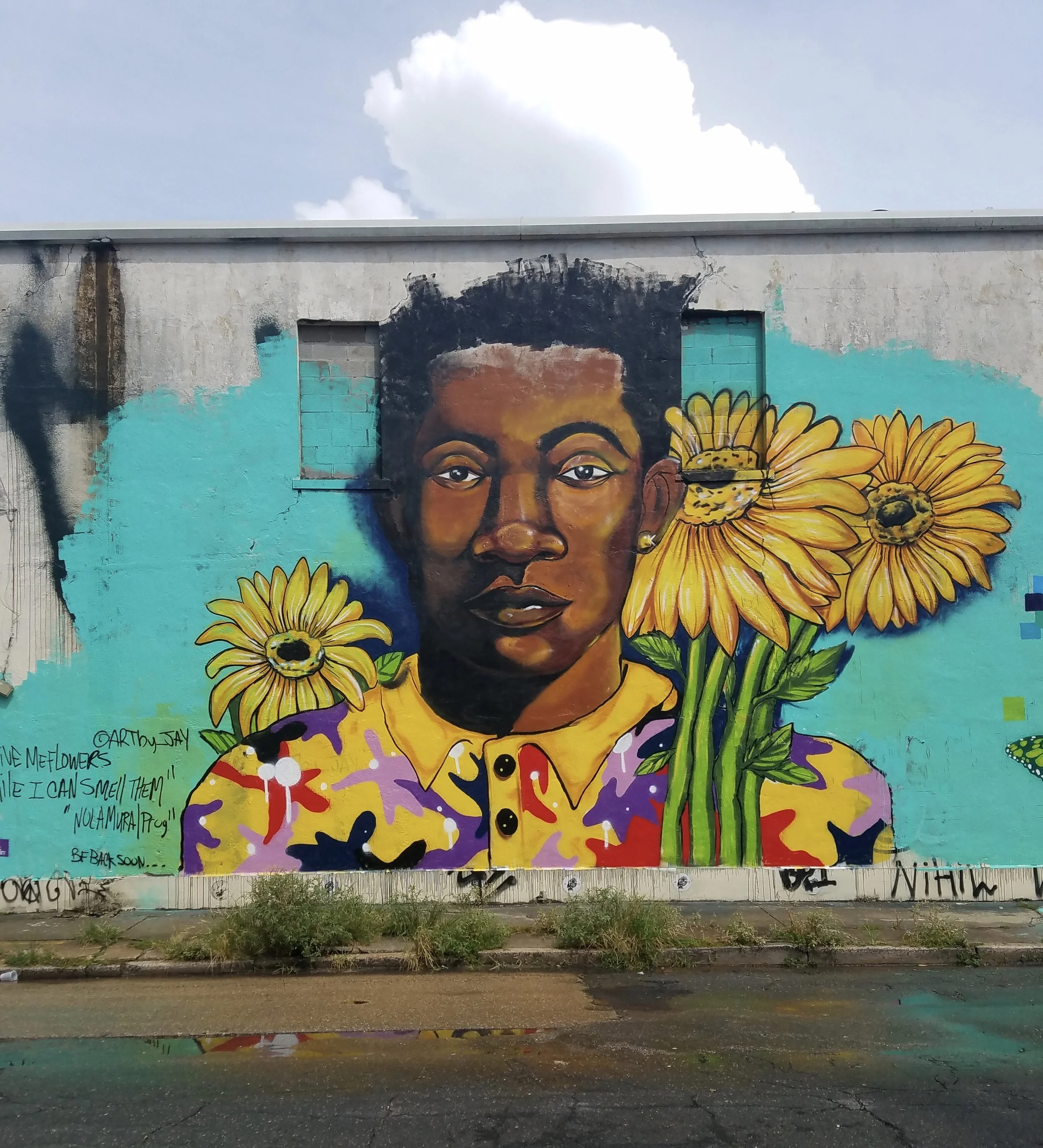 Mural by @artby_Jay, 2600 St. Claude Avenue @ Franklin