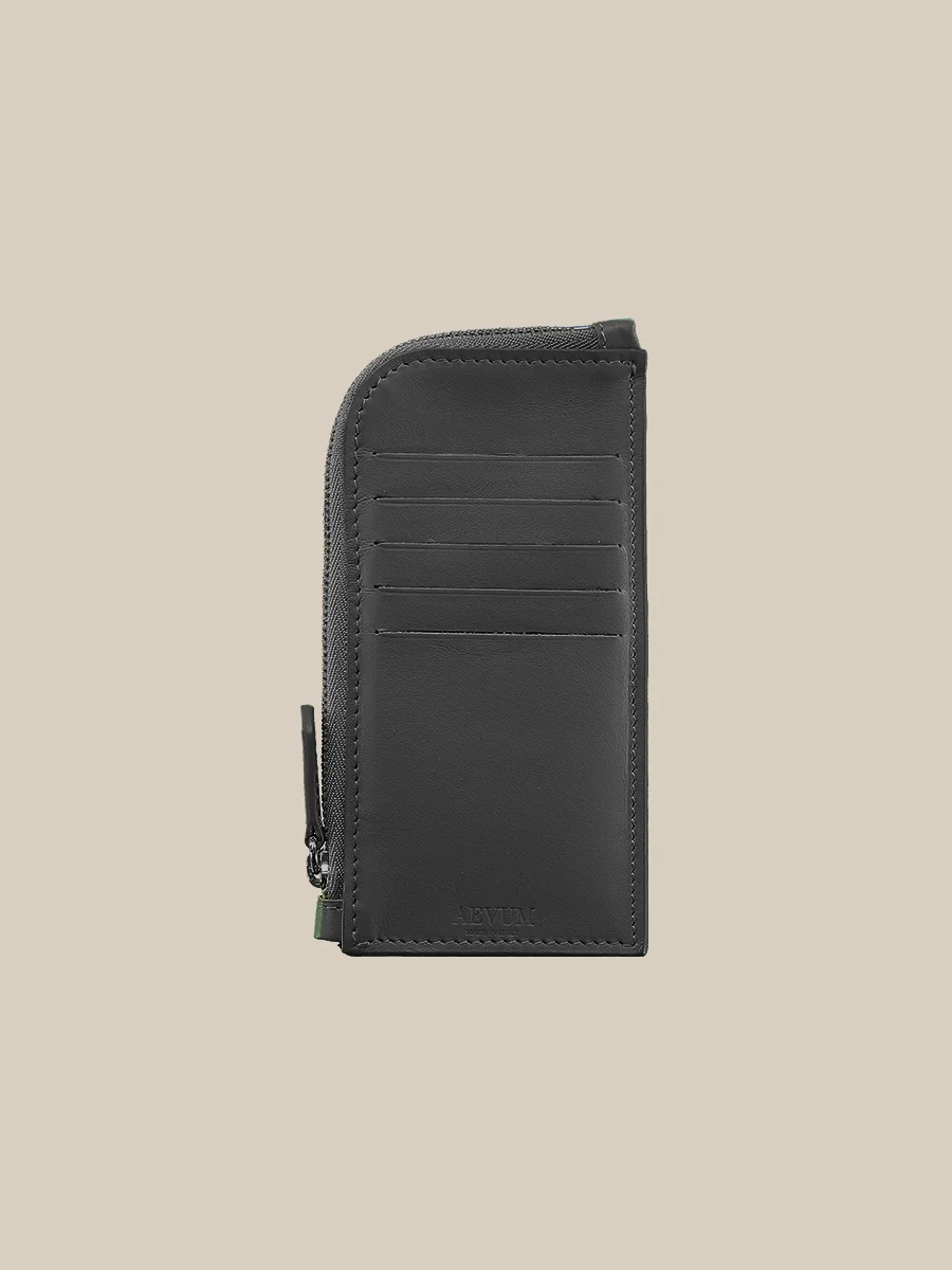 Zipped Card and Coin Wallet
