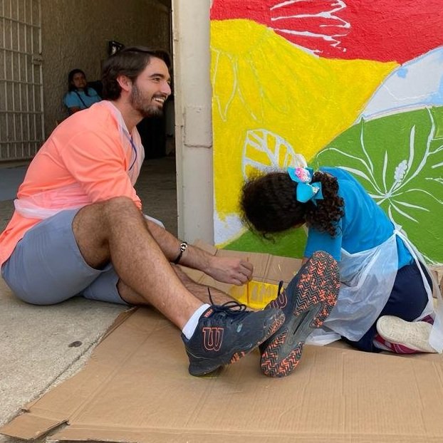 Volunteers from Yale and Pratts universities come to serve public Montessori schools in the country