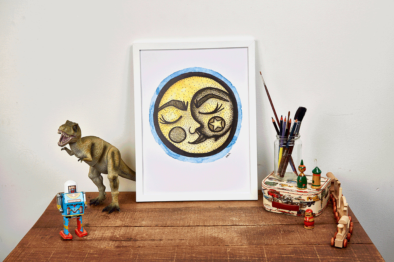 Moon A3 print (without frame)