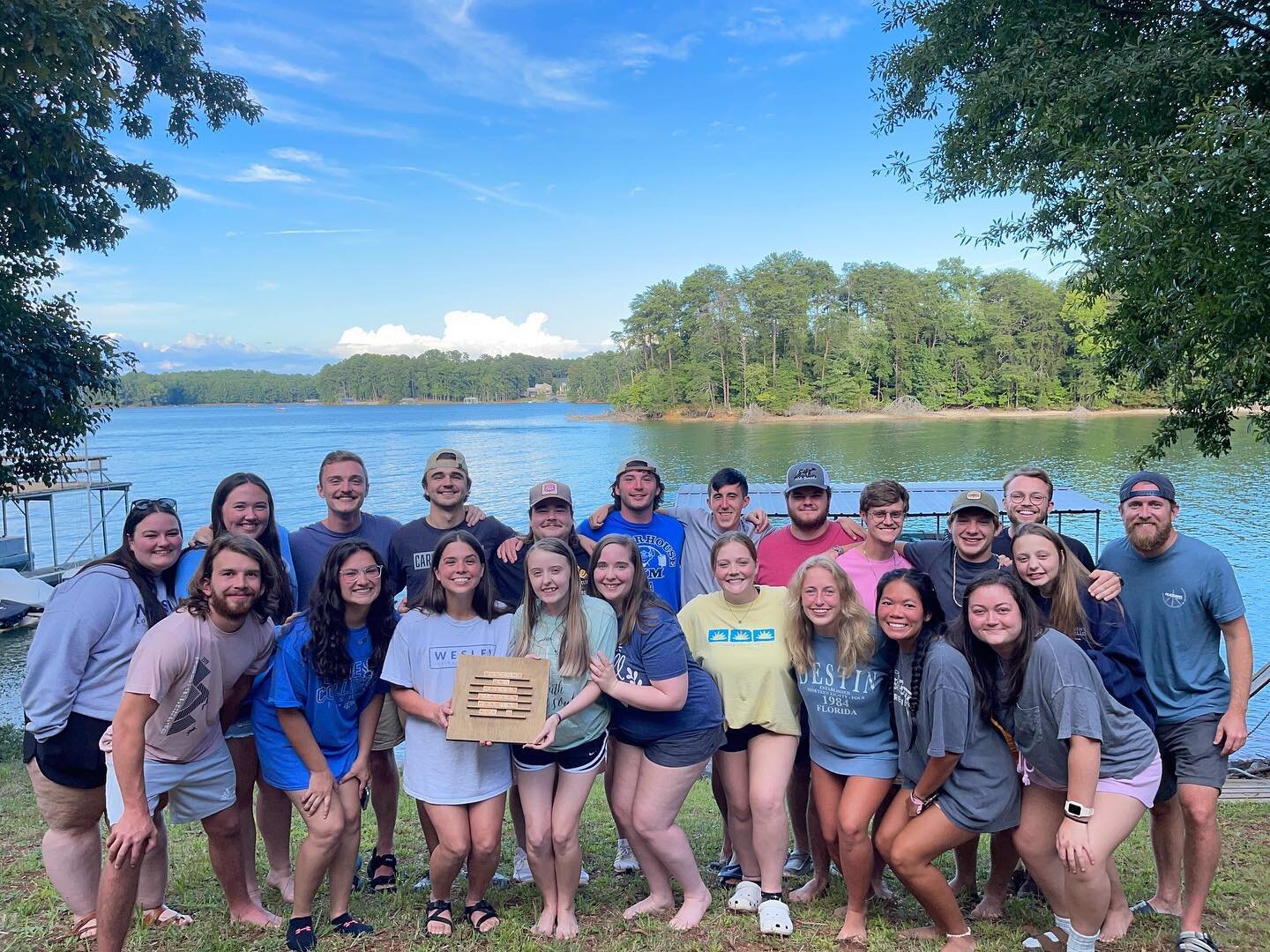 2022 Leadership Retreat in the books! Thank you @gaylynkelly for letting us stay at the lake, UNG Wesley loves you!