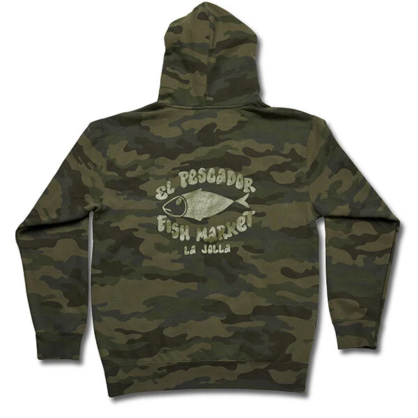 Hooded Pullover - Camo