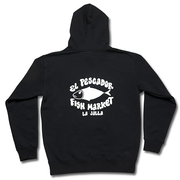Hooded Pullover - Black