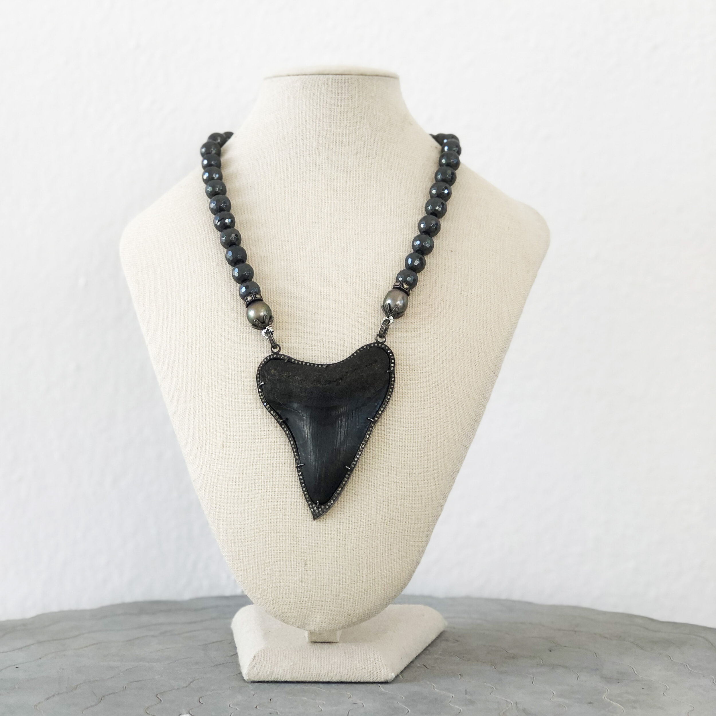 Pin on Shark Tooth Necklaces, Bracelets & earrings