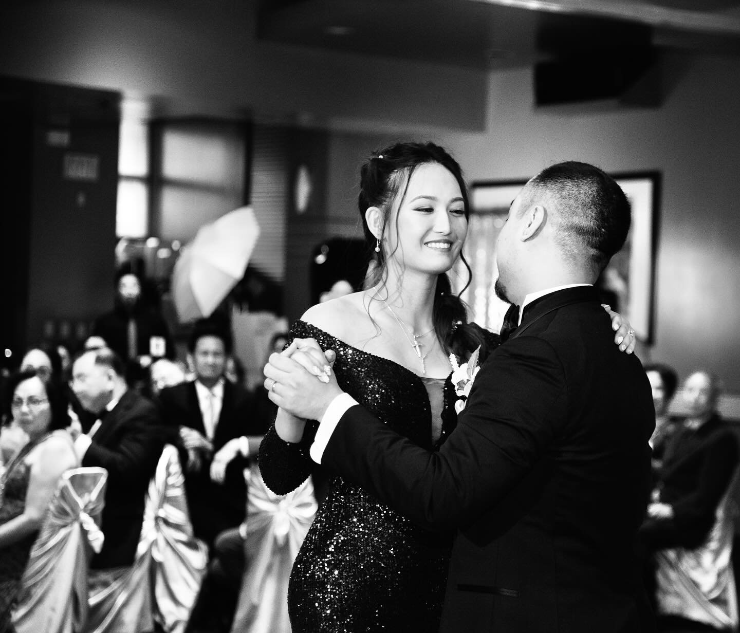 First dances! 🤩 There are a few ways to go about them.. 

One way is to do it immediately following your grand entrance. This is great because all eyes are already on you, and it also adds a sentiment to your grand entrance. 

Another option is to d