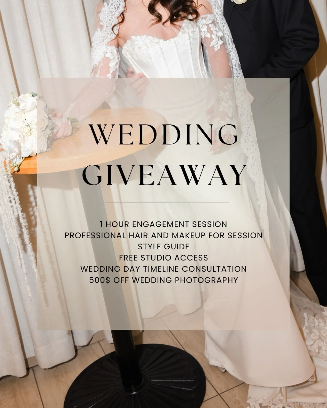 ✨ ENGAGED!? Getting married in 2026 or 2027?! THIS ONE&rsquo;S FOR YOU! ✨

I&rsquo;m giving one lucky couple the ultimate engagement experience! 

How to enter:

1) Like this post

2) Comment your wedding date and tag your fianc&eacute; and/or friend