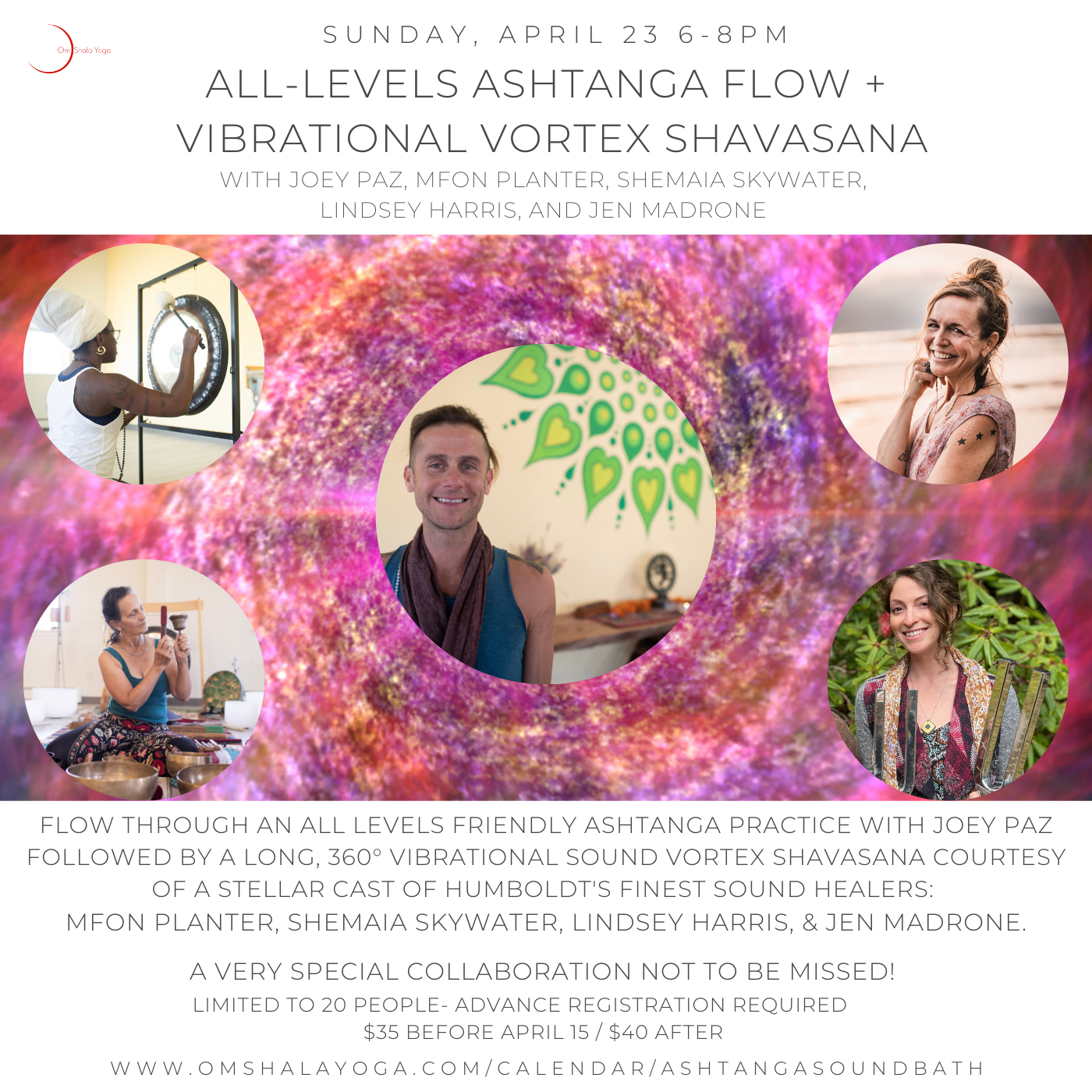 All Levels Ashtanga + Sound Vortex Shavasana